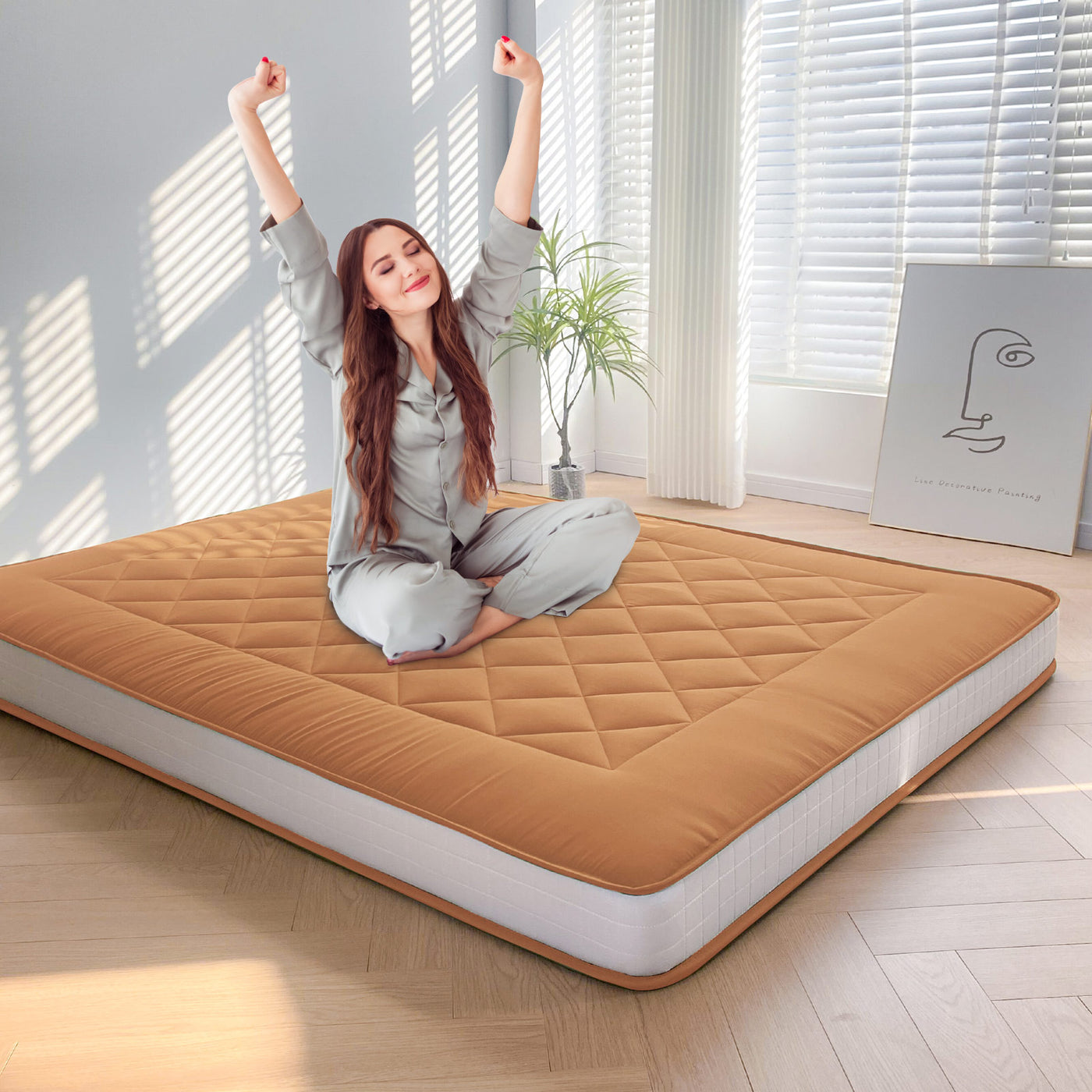 futon mattress#quilted_diamond