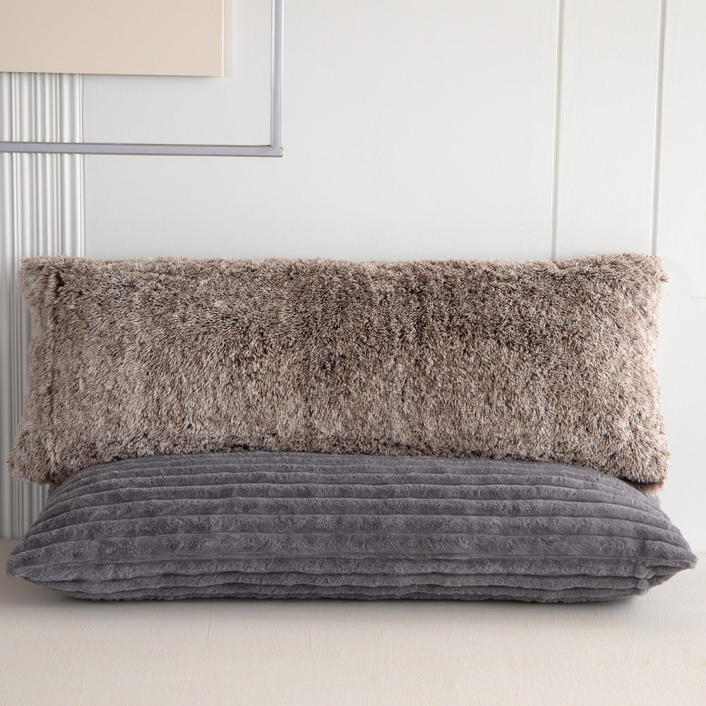 Faux fur body pillow case hotsell