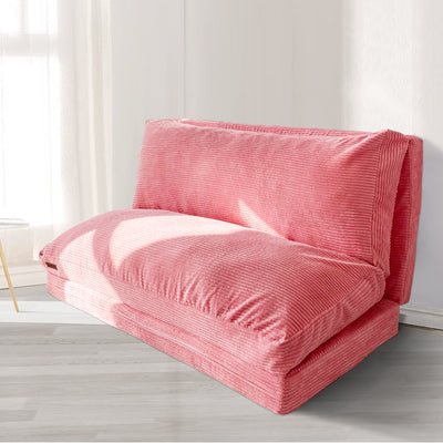 bean bag folding sofa#color_pink