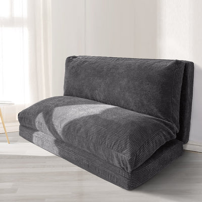 bean bag folding sofa#color_dark-grey