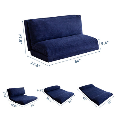 bean bag folding sofa#color_navy