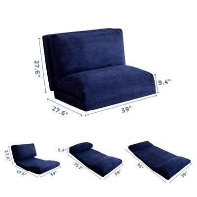 bean bag folding sofa#color_navy