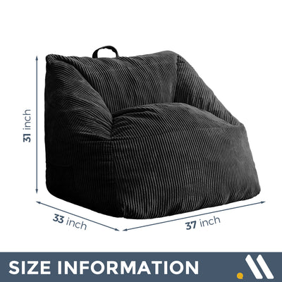 bean bag chair#color_black