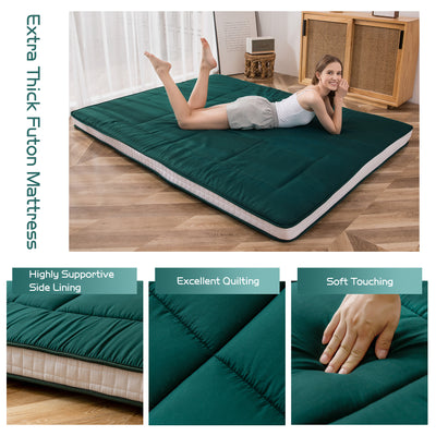 futon mattress#color_4inch-light-green