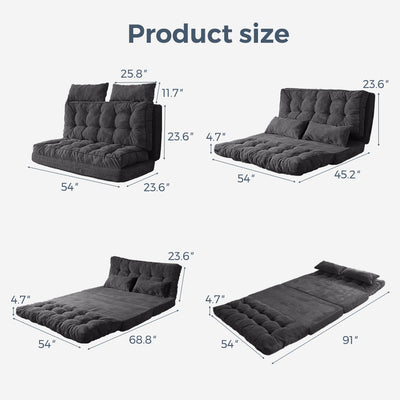bean bag sofa bed#size_full-54x91-inch