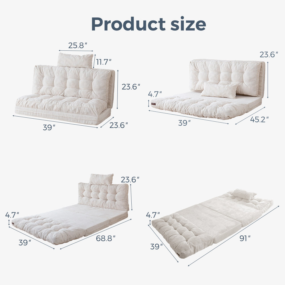 bean bag sofa bed#size_twin-39x91-inch