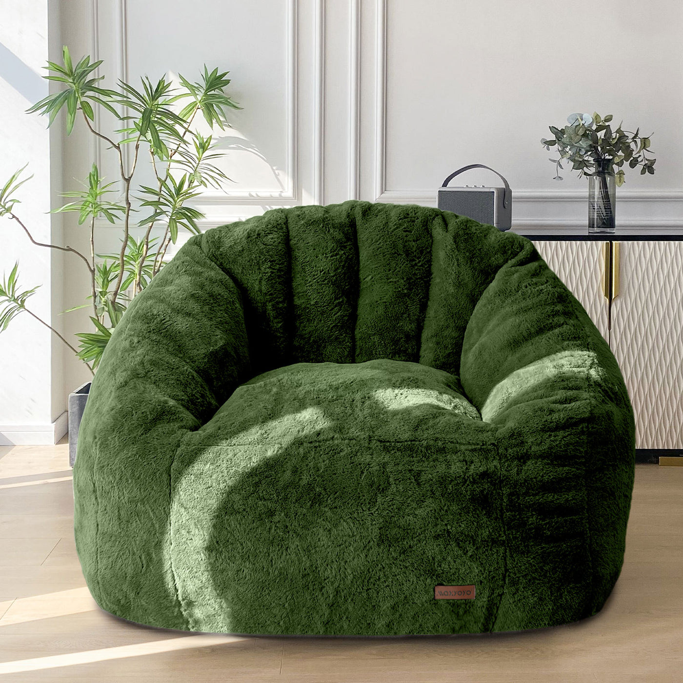 Bean bag chair#color_green-adult