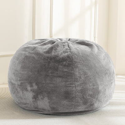 MAXYOYO 2-in-1 Kids Bean Bag with Floor Pillow Inside (Grey)