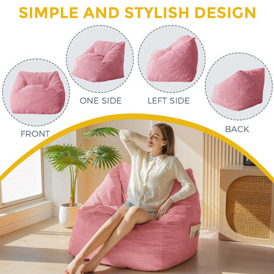 bean bag chair#color_pink