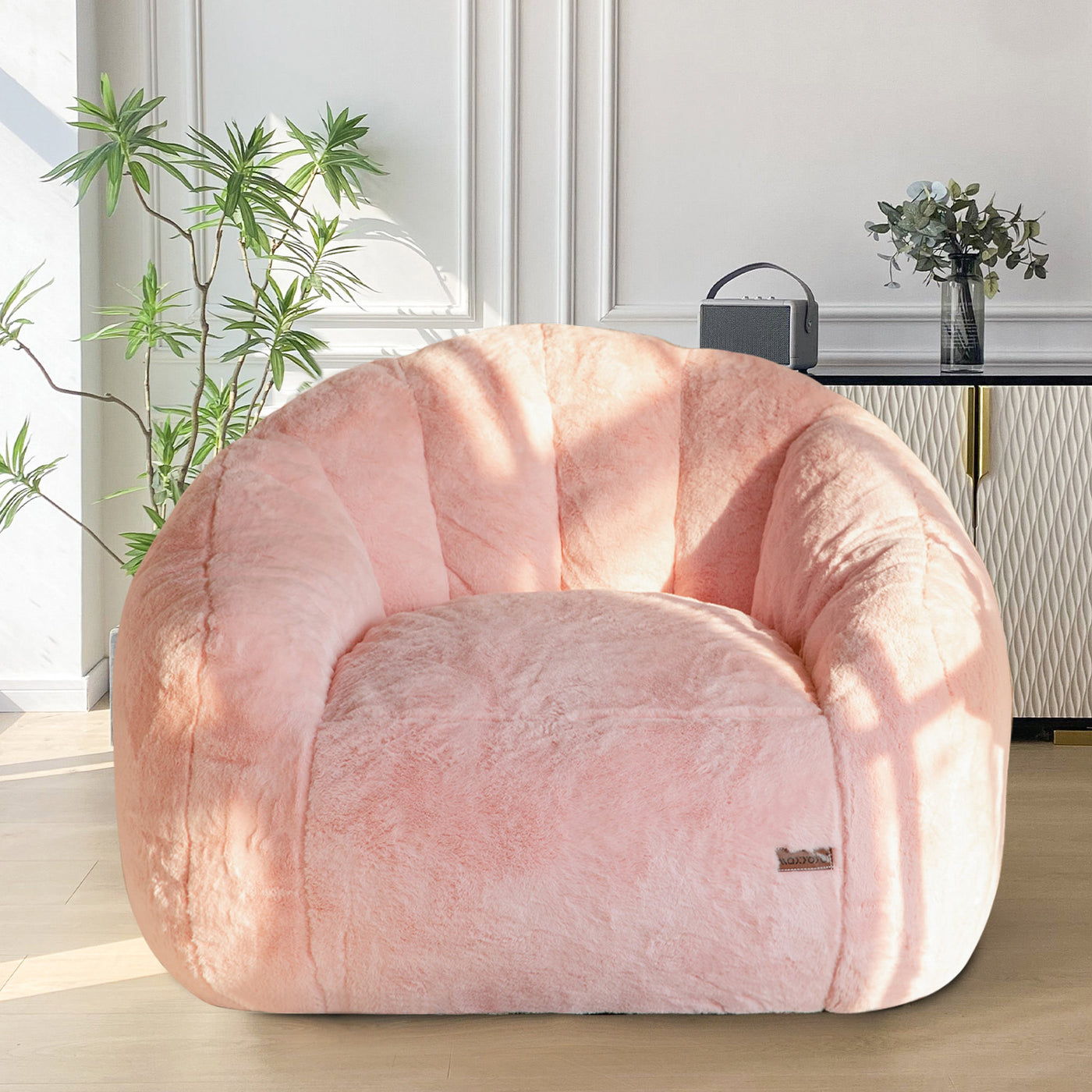 Bean bag chair#color_pink-adult