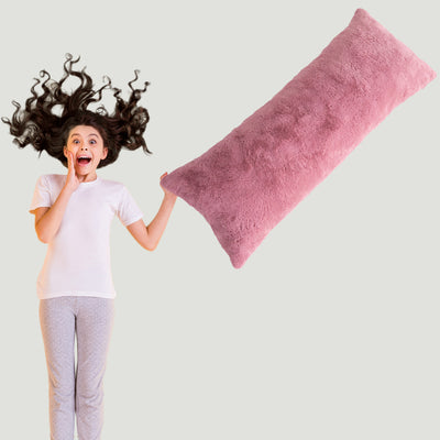 MAXYOYO Body Pillow, Firm & Fluffy Long Bed Pillows for Sleeping (20 x 54 Inch, Pink)