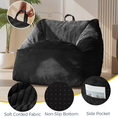 bean bag chair#color_black