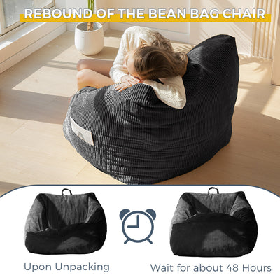 bean bag chair#color_black