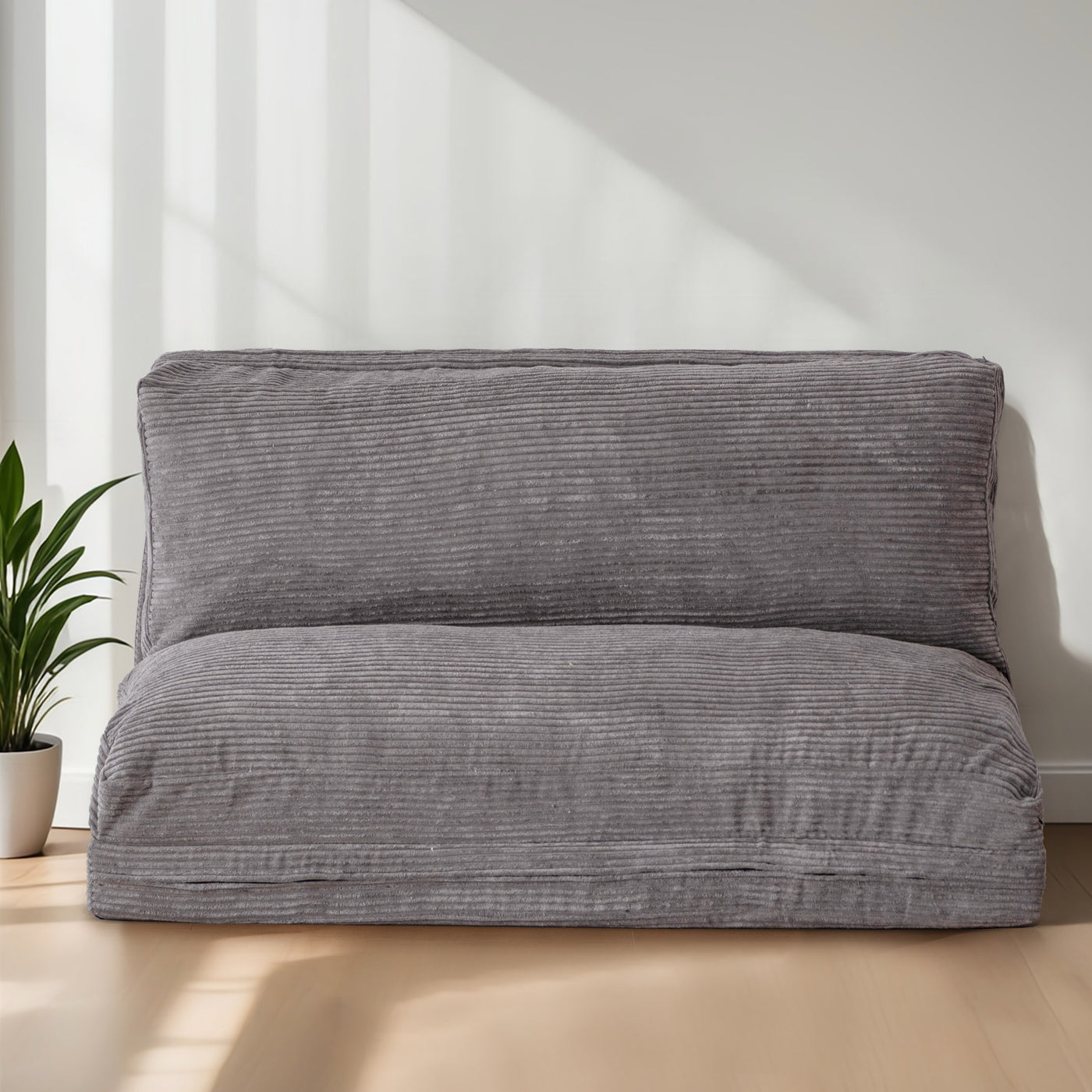 bean bag folding sofa#color_grey