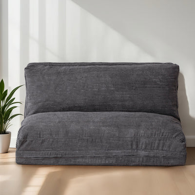 bean bag folding sofa#color_dark-grey