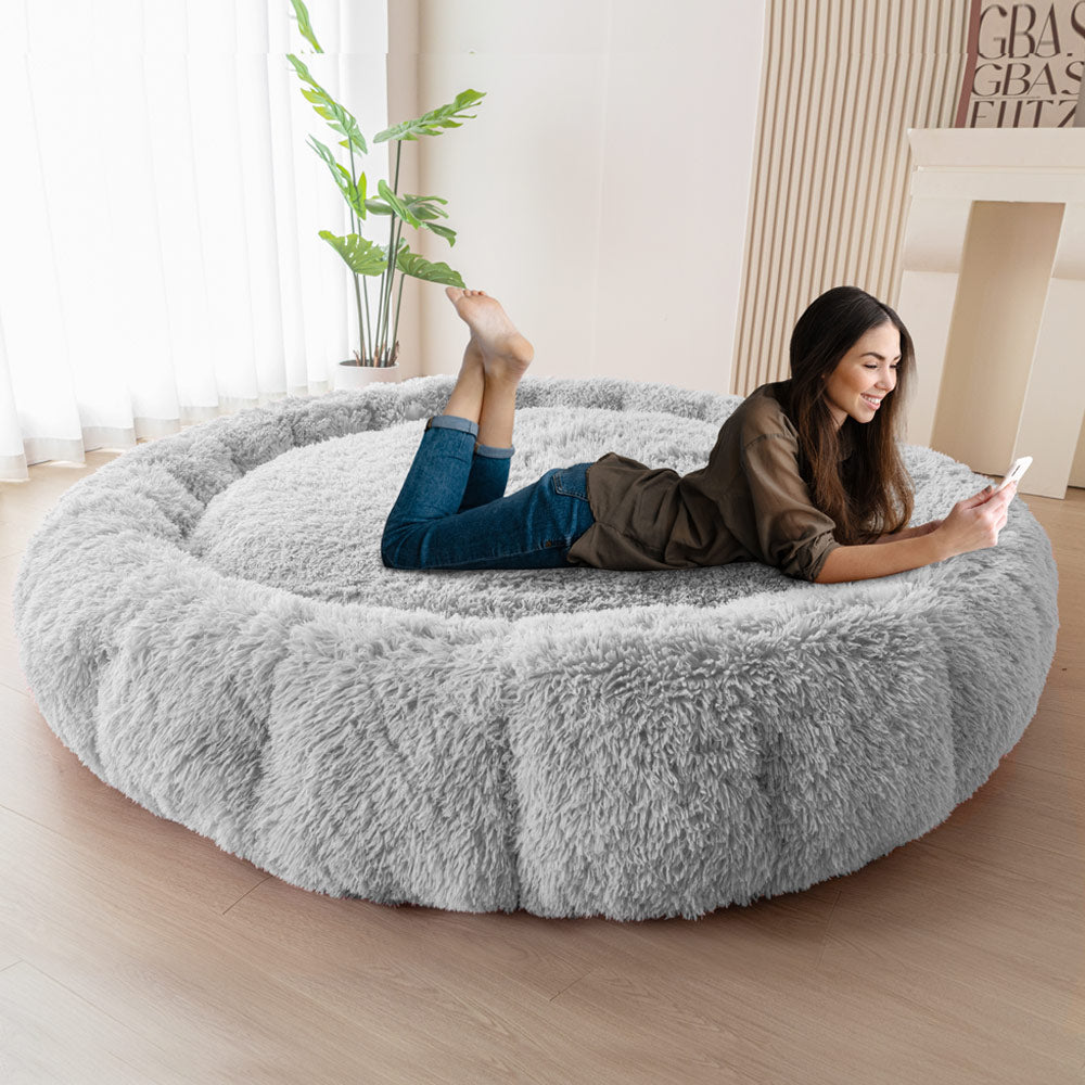 Sleeping on a bean bag bed sale