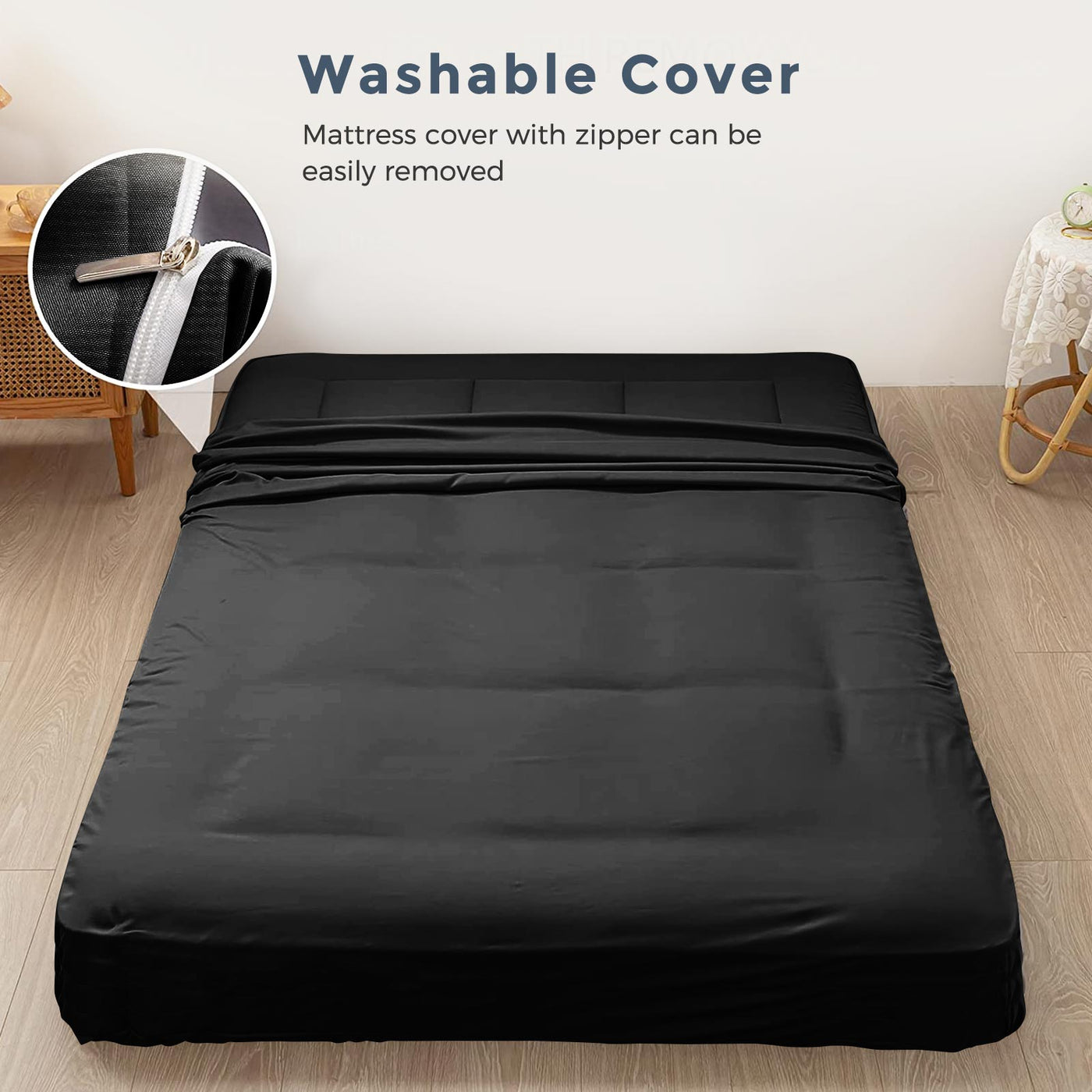 futon mattress#color_8inch-square-black