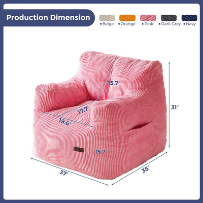 bean bag chair#color_pink