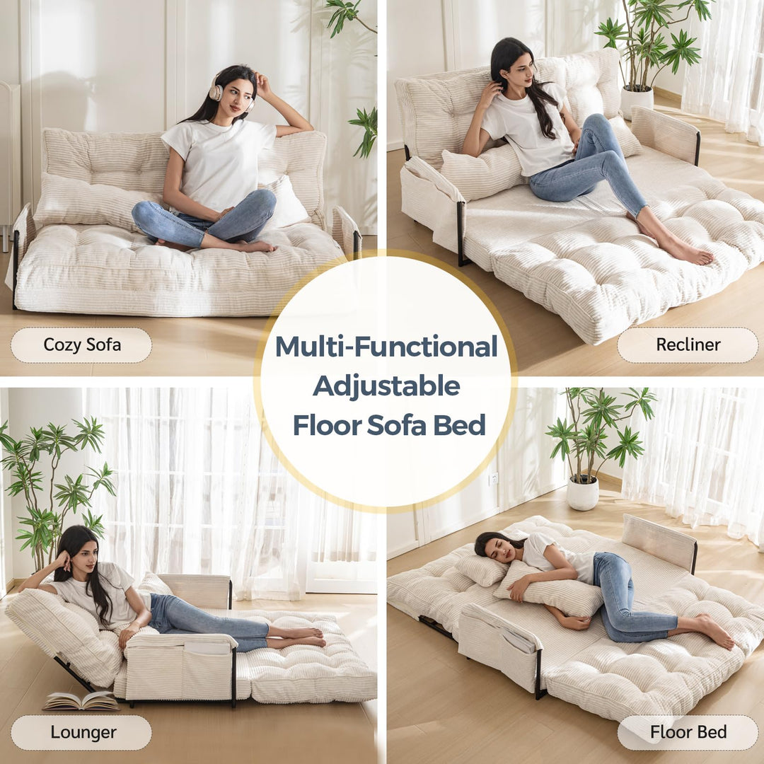 Adjustable floor sofa bed best sale