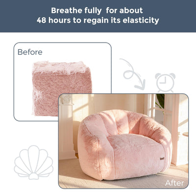 Bean bag chair#color_pink-adult