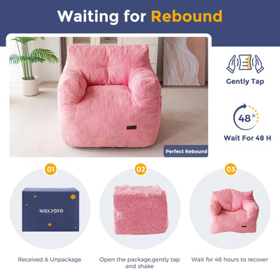 bean bag chair#color_pink