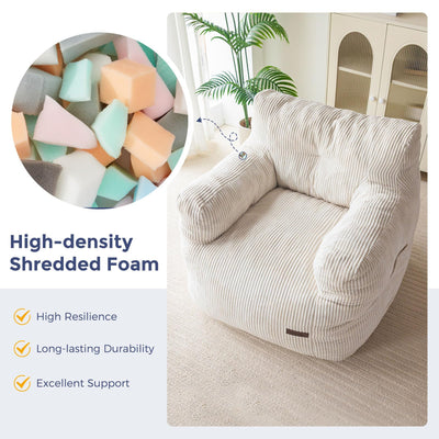 bean bag chair#color_beige