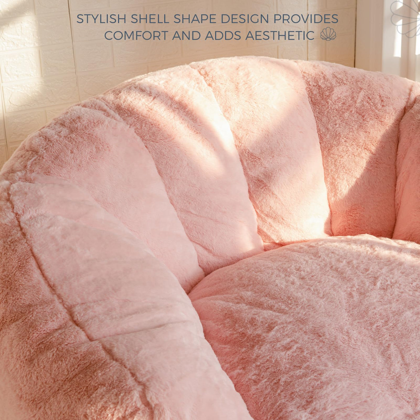 Bean bag chair#color_pink-adult