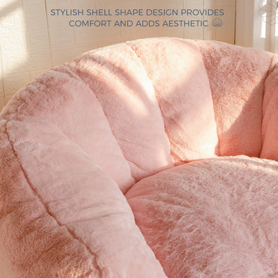 Bean bag chair#color_pink-adult