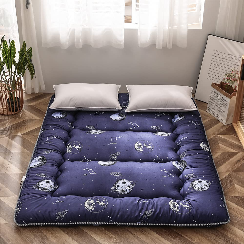 MAXYOYO Navy Space Adventure Japanese Floor Futon Mattress – Maxyoyo